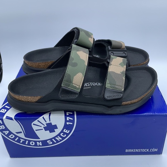 Birkenstock Atacama Green Camo Camouflage Strap Sandals Sizes 41-45 - Picture 5 of 9